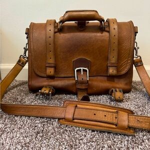 Saddleback Leather Co. Large Leather Briefcase Tobacco Retail $689
